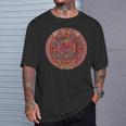 Aztec Mexico Maya Aztec Calendar T-Shirt Geschenke für Ihn