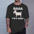 Baa I'm A Goat Costume Animal Goat T-Shirt Gifts for Him