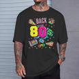 Back To 80'S 1980S Vintage Retro Eighties Costume Party T-Shirt Gifts for Him
