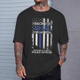 I Back The Blue For My Son Proud Dad Of A Police Officer T-Shirt Gifts for Him