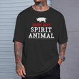 Bacon Is My Spirit Animal Food Meat Saying T-Shirt Gifts for Him