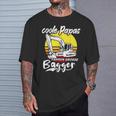 Bagger Papa Baggerfahrer T-Shirt Geschenke für Ihn