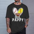 Ball Pappy Baseball Football Softball Pappy T-Shirt Gifts for Him