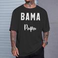 Bama Papa Alabama Father Dad Family Member Matching T-Shirt Gifts for Him