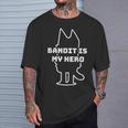 Bandit Is My Hero Kid's Show Dad Dog T-Shirt Gifts for Him