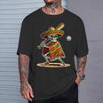 Baseball Skeleton Mexican Sombrero Cinco De Mayo T-Shirt Gifts for Him