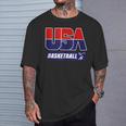 Basketball 2021 Usa T-Shirt Gifts for Him