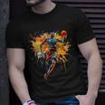 Basketball Player Paint Splash T-Shirt Gifts for Him