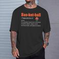 Basketball Player Quote Basketball Lover Basketball T-Shirt Gifts for Him