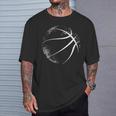 Basketball Silhouette Basketball T-Shirt Gifts for Him