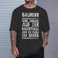 Bauherr Eigenheim Und Hausbau T-Shirt Geschenke für Ihn