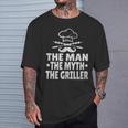 Bbq Der Mann Der Mythos Der Griller Lustiger Papaatertag T-Shirt Geschenke für Ihn