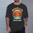 Beach Life Best Life Beach Lifestyle T-Shirt Gifts for Him