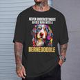 Bernedoodle Dog Breed Pet Never Underestimate A Old Man T-Shirt Gifts for Him