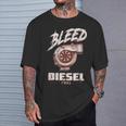 Beschnitt Diesel Fuel Diesel Power Roll Charcoal T-Shirt Geschenke für Ihn