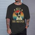 Best Dog Dad Ever Bull Terrier Father's Day Gif T-Shirt Gifts for Him