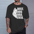 Best Dog Dad Ever Samoyed Cadeau Propriétaires De Chiens T-Shirt Cadeaux pour lui