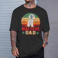 Best Maltese Dad Father's Day Dog Lover Owner T-Shirt Gifts for Him