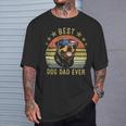 Best Rottweiler Dad Ever Vintage Dog Lover T-Shirt Gifts for Him