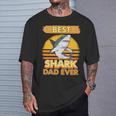 Best Shark Dad Ever Hai Papaatertag Haie T-Shirt Geschenke für Ihn