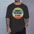 Bester Frank Vintage Design T-Shirt, Retro Stil Tee Geschenke für Ihn