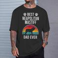 Bester Neapolitanischer Mastiff Papa Aller Zeiten Hundeliebhaber T-Shirt Geschenke für Ihn