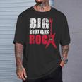 Big Brothers Rock Toddler & Adult Big Brother T-Shirt Gifts for Him