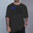 Binary Number 1 DadFor Father T-Shirt Gifts for Him