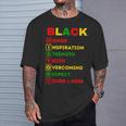 Black History Definition Cool Black History Month T-Shirt Gifts for Him