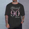 Blessed By God For 90 Years Old 90Th Birthday Party B-Day T-Shirt Gifts for Him
