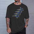 Blue Angels Navy Wedge Formation Navy T-Shirt Gifts for Him