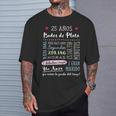 Bodas De Plata 25 Años Aniversario De Boda Regalo Camiseta unisex Regalos para él