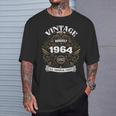 Born In August 1964 Original Parts Vintage Birthday T-Shirt Gifts for Him