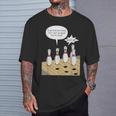 Bowling Pin Sings I Get Knocked Down But Annoys Other Pins T-Shirt Gifts for Him