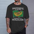 Brazilian Marriage Brazil Married Flag Wedded Culture T-Shirt Gifts for Him