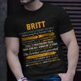 Britt Completely Unexplainable Name Father's Day 7 T-Shirt Gifts for Him