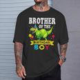 Brother Of The Birthday Boy T-Rex Rawr Dinosaur T-Shirt Gifts for Him