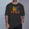 Built Different Graffiti Lover In Mixed Color T-Shirt Gifts for Him