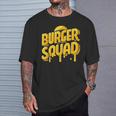 Burger Squad Lover Fast Food Vintage T-Shirt Gifts for Him