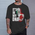 Canadian And Mexican Dna Flag Heritage T-Shirt Gifts for Him