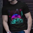 Car Drifting Aesthetic Vaporwave 80S Style Cars Lover T-Shirt Gifts for Him