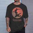 Cascais Portugal Windsurfing Surfing Surfers T-Shirt Gifts for Him