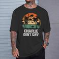 Charlie Dont Surf Helicopter Beach Vietnam Surfer T-Shirt Geschenke für Ihn