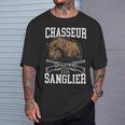 Chasseur De Sanglier Chasse Humour Cadeau Chasseur T-Shirt Cadeaux pour lui