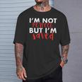 Christian I'm Not Perfect But I'm Saved Jesus T-Shirt Gifts for Him