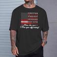 Christian White Straight Unwoke Unvaxxed Gun Owner T-Shirt Gifts for Him