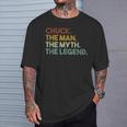 Chuck The Man The Myth The Legend Vintage T-Shirt Gifts for Him