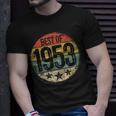 Circular Vintage Best Of 1953 70 Year Old 70Th Birthday T-Shirt Gifts for Him