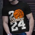 Class Of 2024 Basketball Senior Senior 2024 Basketball T-Shirt Gifts for Him