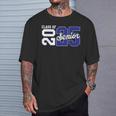 Class Of 2025 Senior 2025 Back To School 2025 Graduation 25 T-Shirt Gifts for Him